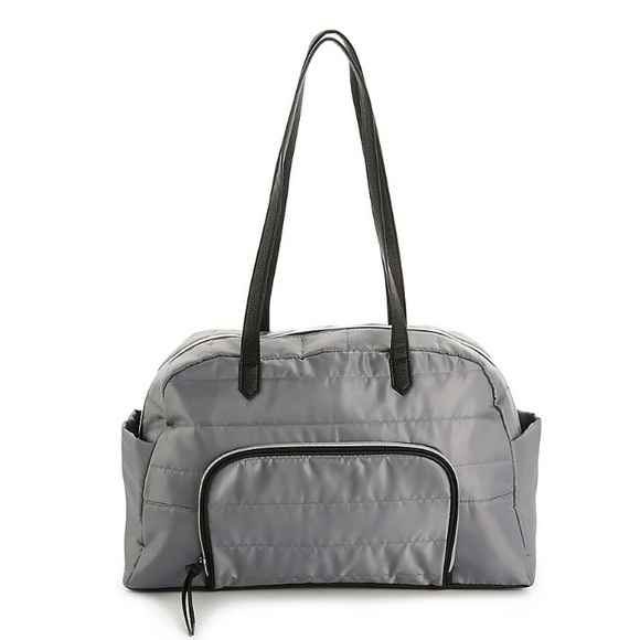 DSW Grey Duffle Bag NWT - Picture 2 of 9